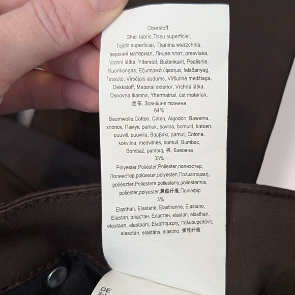 Olsen Brown Mona Slim Pants - Picture 11 of 11